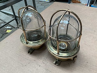 Verschillende vintage marine pendant lampen (2x) - afbeelding 6 van  6