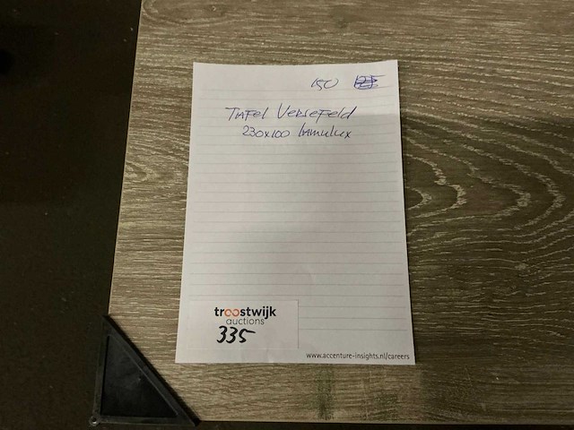 Versefeld eetkamertafel 230cm - afbeelding 3 van  4