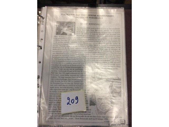 Verslag - eerbetoon kunstenaars oa bonnevalle - afbeelding 1 van  6