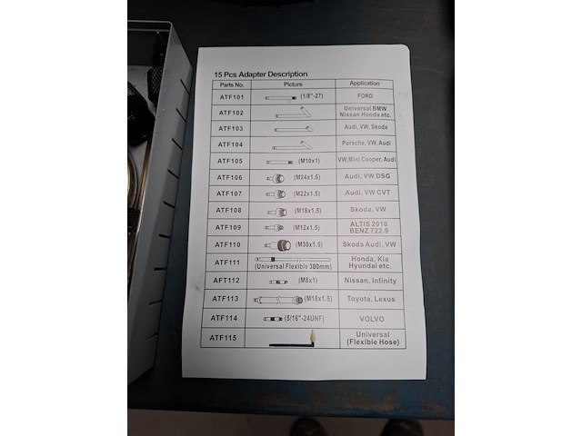 Versnellingsbak vulpomp weber tools, wt-7l - afbeelding 3 van  6