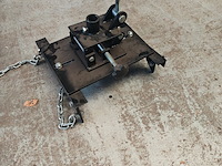 Versnellingsbaksteun met 2 ondersteuners max 215 cm, hydraulics, 1000 kg - afbeelding 6 van  7