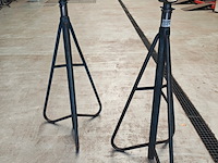 Versnellingsbaksteun met 2 ondersteuners max 215 cm, hydraulics, 1000 kg - afbeelding 7 van  7