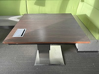 Verstelbaar bureau 120x120 cm - afbeelding 1 van  10