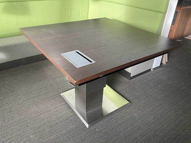 Verstelbaar bureau 120x120 cm - afbeelding 3 van  10