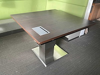 Verstelbaar bureau 120x120 cm - afbeelding 3 van  10