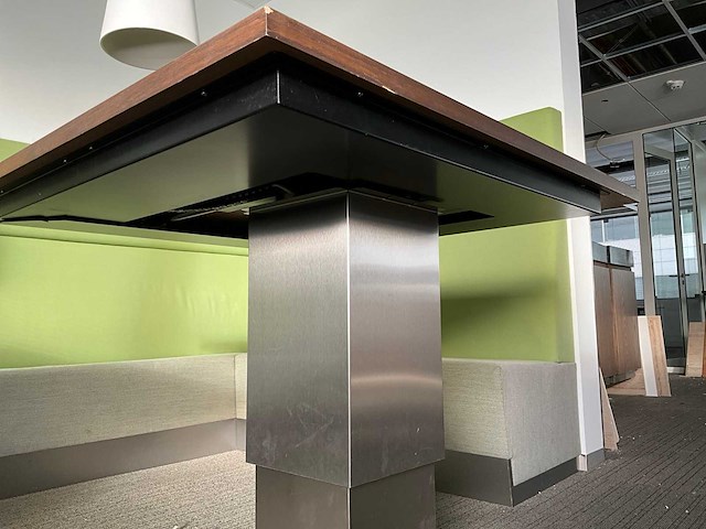 Verstelbaar bureau 120x120 cm - afbeelding 7 van  10