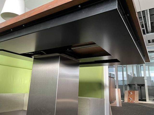 Verstelbaar bureau 120x120 cm - afbeelding 8 van  10