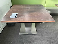 Verstelbaar bureau 120x120 cm - afbeelding 1 van  5