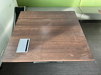 Verstelbaar bureau 120x120 cm - afbeelding 2 van  5