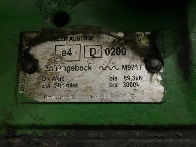 Verstelbare john deere k80 trekhaak - afbeelding 4 van  4