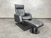 Verstelbare relaxfauteuil met voetenbank - ongebruikt
