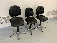 Verstelbare werk-/werkplaatsstoelen (3x) - afbeelding 3 van  4