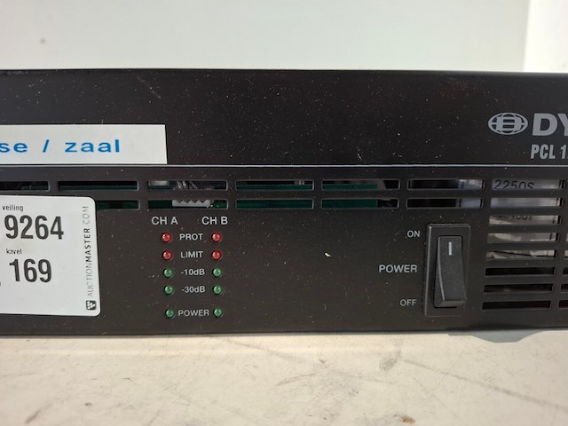 Versterker, dynacord, pcl 1225t - afbeelding 4 van  5