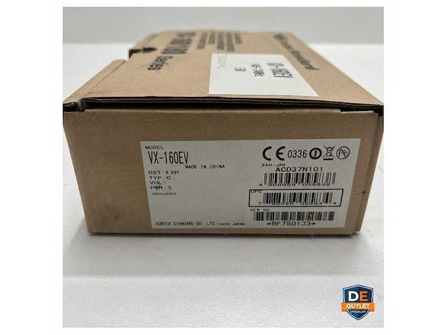 Vertex standard uhf 2-way handheld vx160 vhf - afbeelding 2 van  3