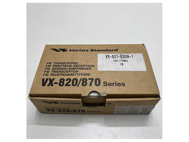 Vertex standard vx-821 two-way handheld radio 16 channel - afbeelding 4 van  5