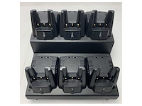 Vertex vac-6920 multi charger for 6 vertex standard li-ion radio batteries vhf handheld portophones - afbeelding 2 van  7