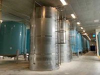 Verticale geïsoleerde opslagtank 25000 liter