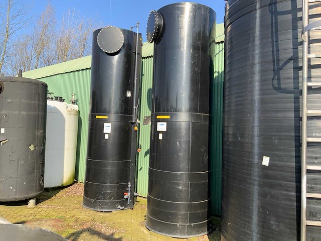 Verticale opslagtank (2x) - afbeelding 2 van  3