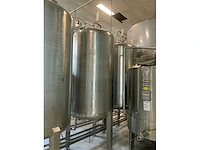 Verticale opslagtank 3000liter