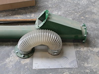 Verticale transporteur mrol t401/3 met basistrechter en opvoerwokkel. hoogte ca. 5 meter. diameter opvoerka... - afbeelding 6 van  6