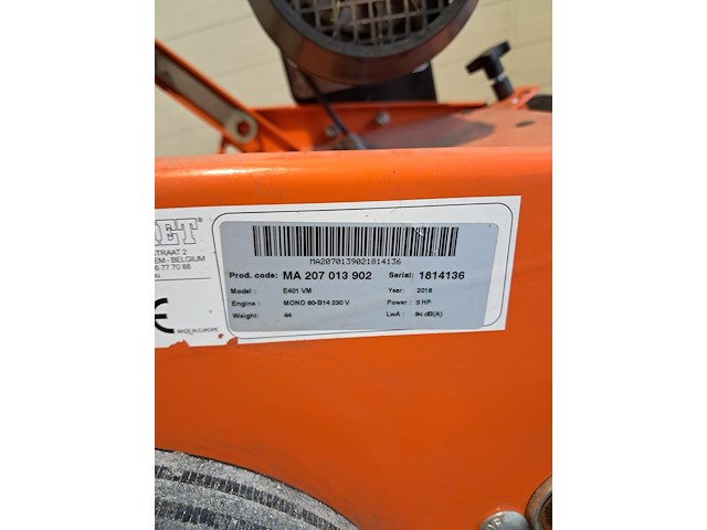 Verticuteermachine - 400mm - 230v eliet, e 401 electric, bouwjaar 2018 - afbeelding 15 van  18