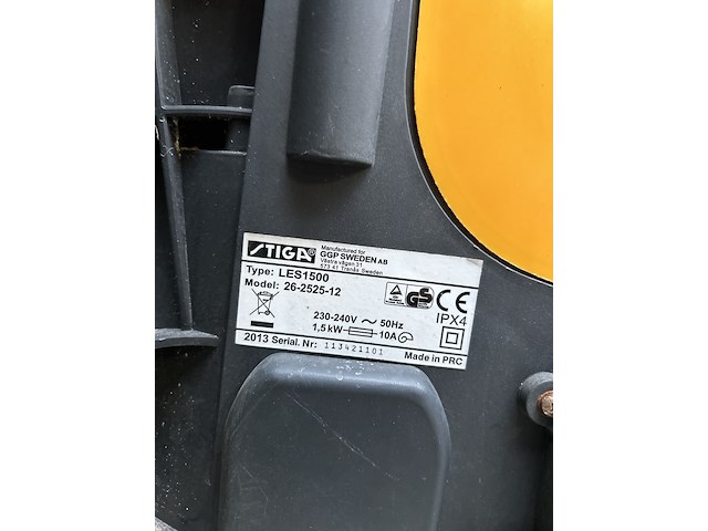 Verticuteermachine, stiga, les1500 - afbeelding 7 van  7