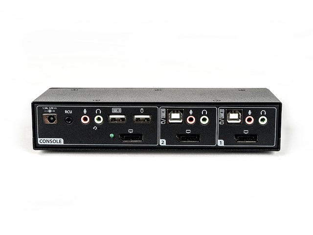 Vertiv avocent switchview desktopkvm met 2 poorten displaypoort audio eu - afbeelding 4 van  5
