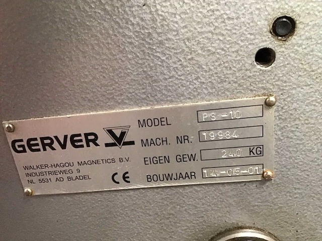 Verver handbediende zetbank - afbeelding 4 van  4
