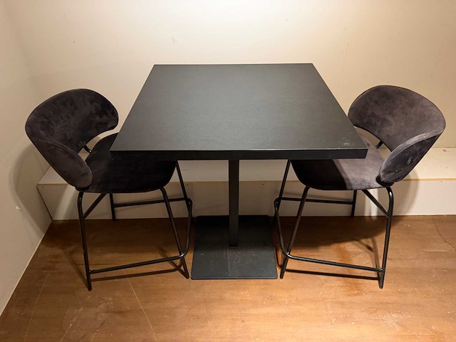Vervoort - halfhoge restauranttafel (2x) - afbeelding 1 van  7