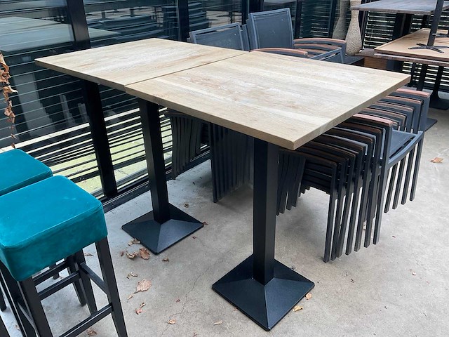 Vervoort hoge restauranttafel (2x) - afbeelding 1 van  2
