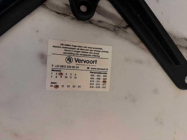 Vervoort hoge restauranttafel (6x) - afbeelding 4 van  4