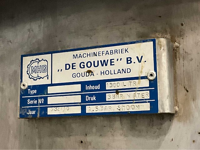 Verwarmde horizontale mengtank - afbeelding 9 van  9