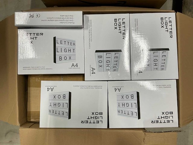 Verwisselbare letter licht box (28x) - afbeelding 7 van  7