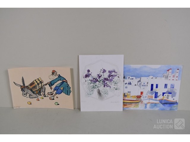 Verzameling diverse kunstwerken - afbeelding 3 van  11