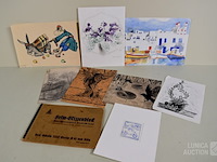 Verzameling diverse kunstwerken - afbeelding 1 van  11