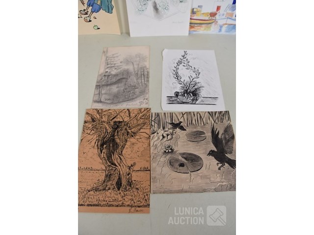 Verzameling diverse kunstwerken - afbeelding 4 van  11