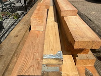 Verzameling douglas/ hardhout \ vuren palen bouwhout - afbeelding 7 van  15