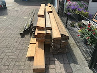 Verzameling douglas/ hardhout \ vuren palen bouwhout - afbeelding 15 van  15
