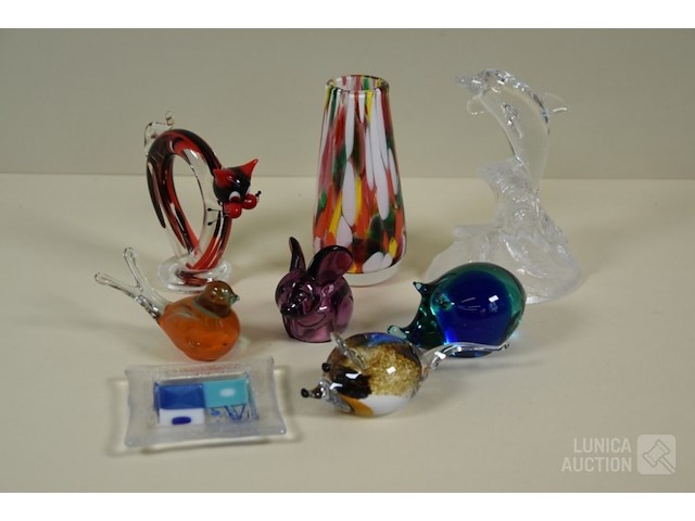 Verzameling glaskunst - afbeelding 1 van  7