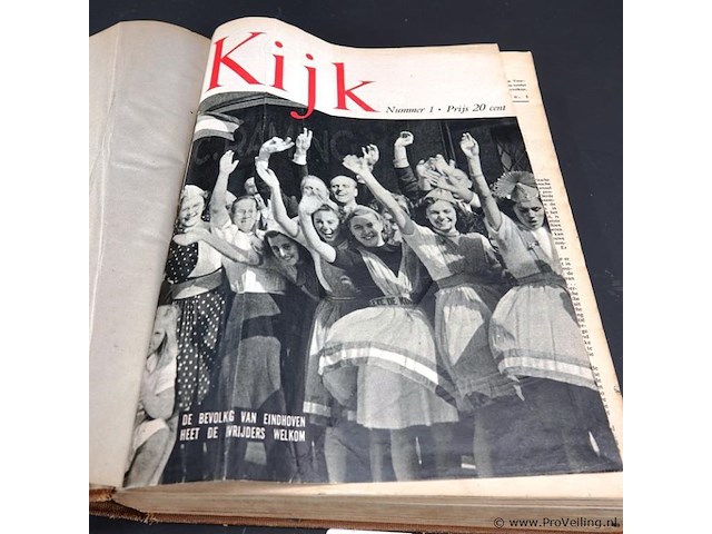 Verzameling kijk, uitgegeven door het amerikaanse ministerie van voorlichting in 1944. gebonden - afbeelding 2 van  5