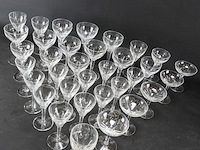 Verzameling kristallen glazen - afbeelding 3 van  5