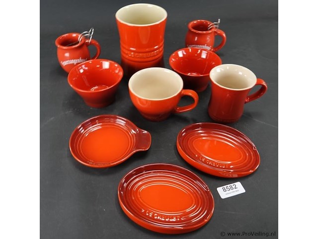 Verzameling le creutes serviesdelen - afbeelding 2 van  4