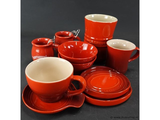 Verzameling le creutes serviesdelen - afbeelding 3 van  4