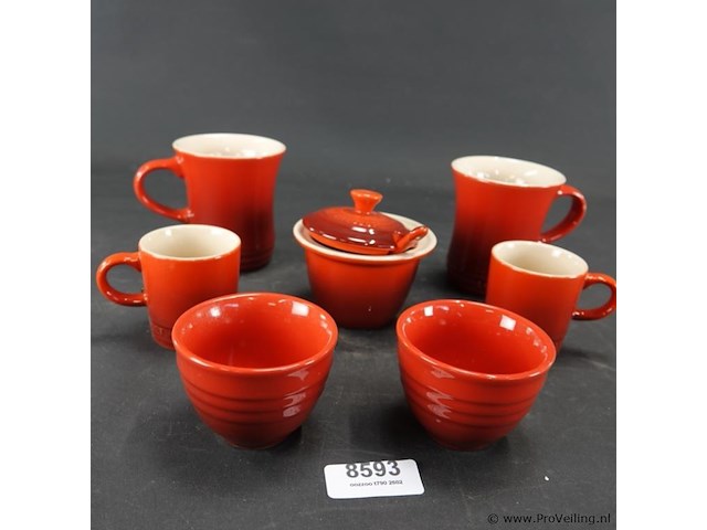 Verzameling le creutes serviesdelen - afbeelding 1 van  5