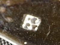 Verzameling lepeltje in verzilverde lepeldoos - afbeelding 3 van  5