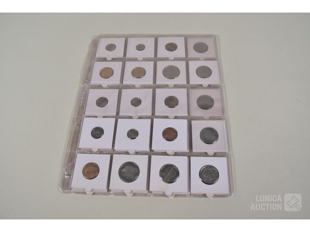 Verzameling munten - afbeelding 1 van  10