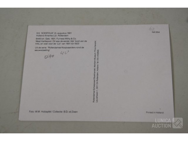 Verzameling oude ansichtkaarten - afbeelding 5 van  7