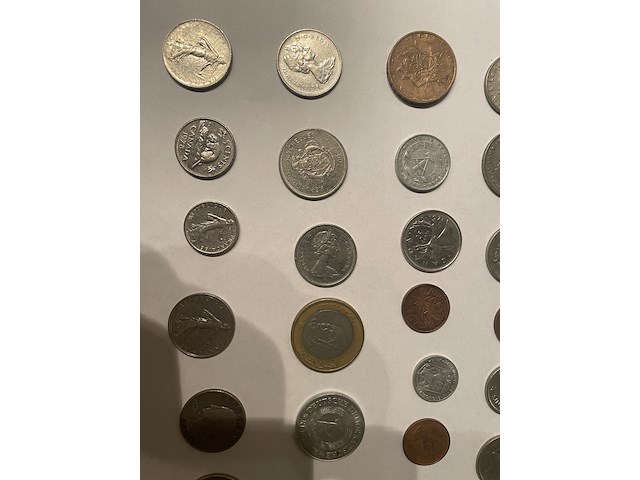 Verzameling oude munten - afbeelding 5 van  21