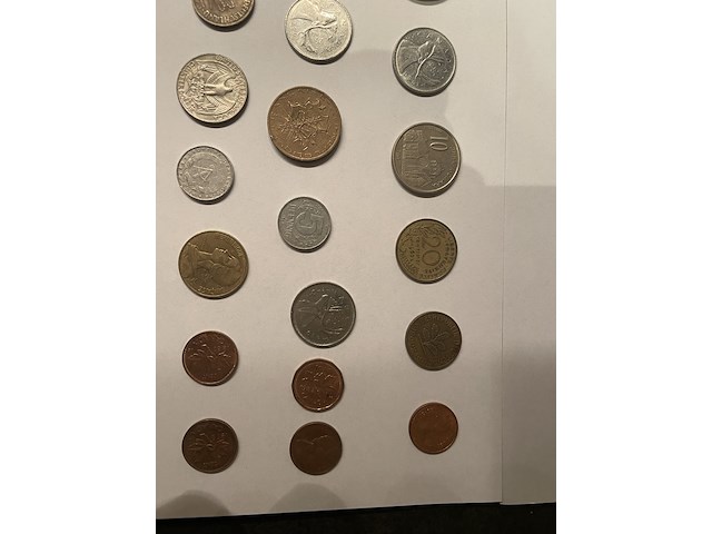 Verzameling oude munten - afbeelding 19 van  21