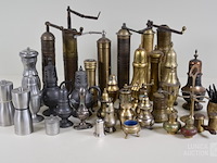 Verzameling peper en zout vaatjes